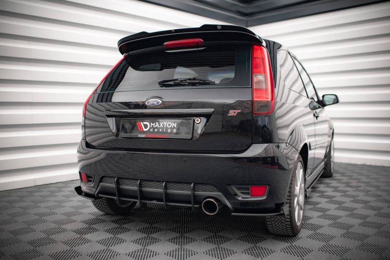 Maxton Street Pro Heckschürze für Ford Fiesta ST Mk6 FOFI6STCNC-RS1BRB