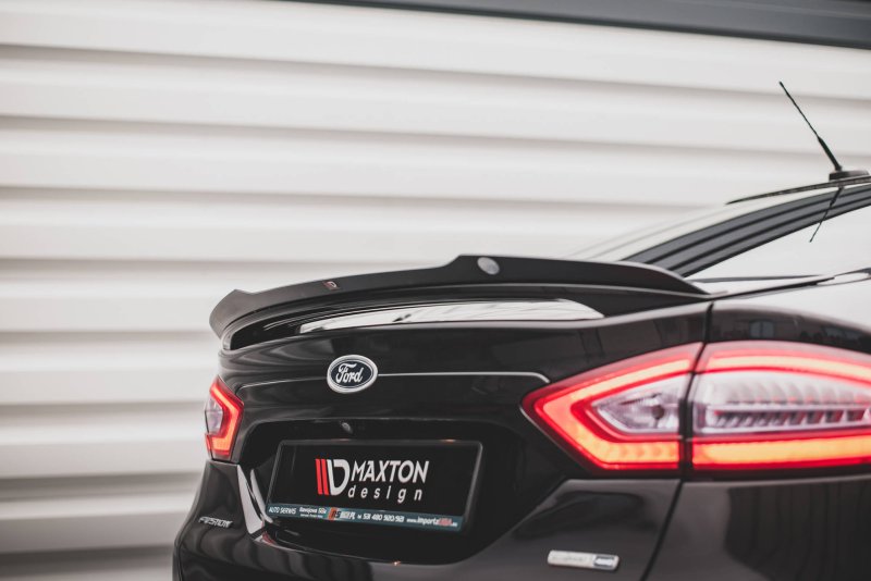 Maxton Spoiler CAP für Ford Mondeo Mk5 schwarz Hochglanz FO-MO-5-CAP1-G