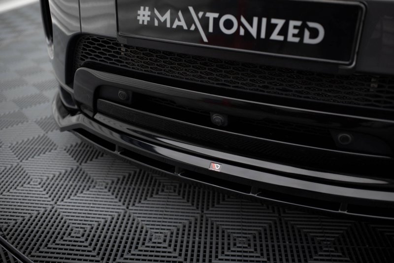 Maxton Front Ansatz Land Rover Range Rover Evoque HSE Dynamic Mk1 Facelift schwarz Hochglanz LR-RR-EV-1-FD1G+FD1R-G