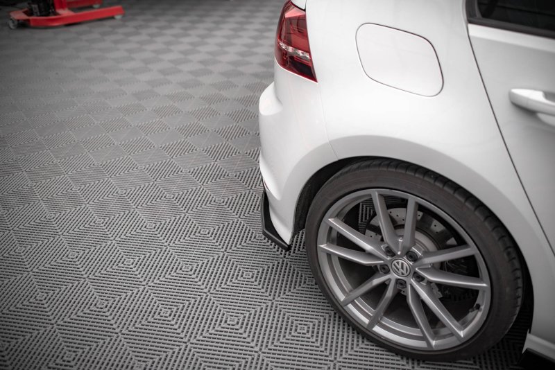 Maxton Heck Ansatz Flaps Diffusor V.3 für Volkswagen Golf R Mk7 schwarz Hochglanz VW-GO-7-R-RSD3-G