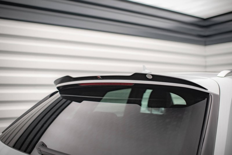 Preview: Maxton Spoiler CAP für Audi Q3 8U Facelift schwarz Hochglanz AU-Q3-1F-SLINE-CAP1-G