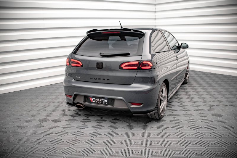 Maxton Heck Ansatz Flaps Diffusor für Seat Ibiza Cupra Mk3 schwarz Hochglanz SE-IB-3-CU-RSD1-G