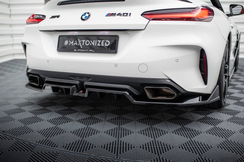 Maxton Mittlerer Cup Diffusor Heck Ansatz BMW Z4 M40i G29 schwarz Hochglanz BM-Z4-29F-M-RD1G+RD2-G