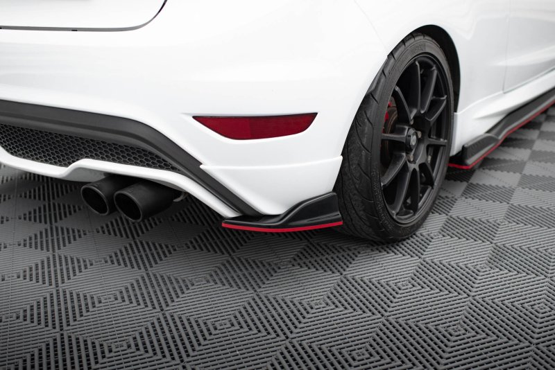 Maxton Heck Ansatz Flaps Diffusor V.2 Ford Fiesta ST Mk7 Facelift schwarz Hochglanz FO-FI-7F-ST-RSD2-G