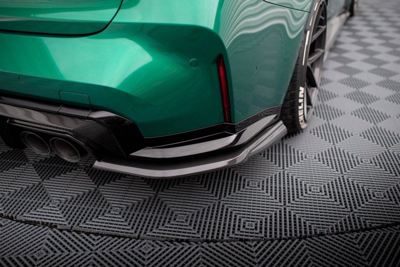 Maxton Carbon Fiber Heck Ansatz Flaps Diffusor für BMW M3 G80 CF-BM-3-G80-M-RSD1-245-P