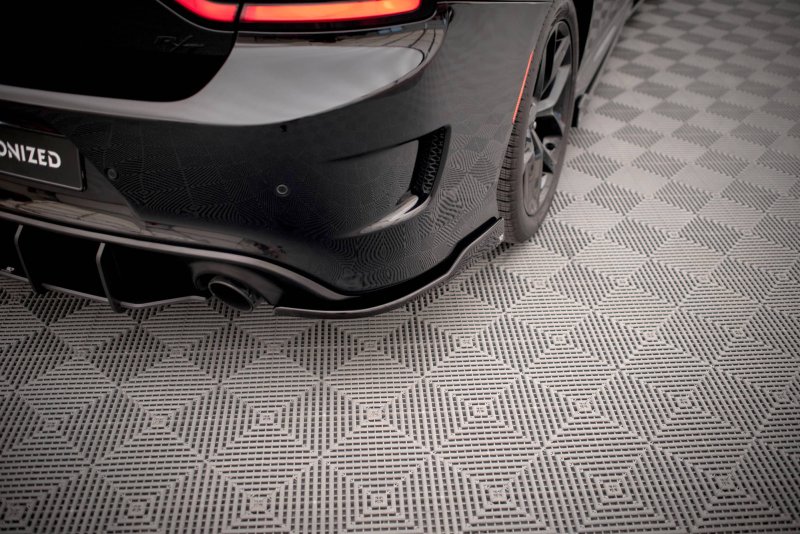 Maxton Heck Ansatz Flaps Diffusor für Dodge Charger SRT Mk7 Facelift schwarz Hochglanz DO-CH-2-SRT-RSD1-G