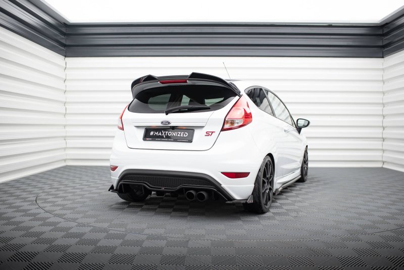 Maxton Heck Ansatz Flaps Diffusor V.3 + Flaps Ford Fiesta ST Mk7 Facelift FO-FI-7F-ST-RSD3G+RSF1B