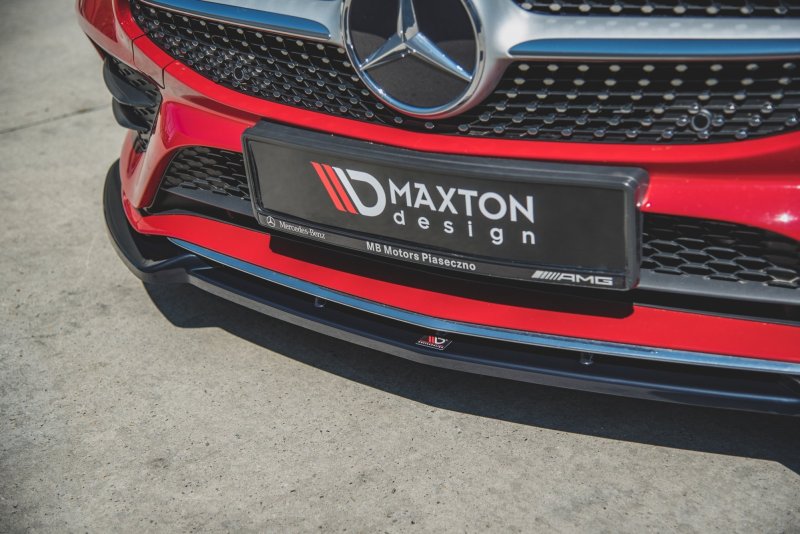 Maxton Front Ansatz V.2 für Mercedes-Benz CLA AMG-Line C118 schwarz Hochglanz ME-CLA-118-AMGLINE-FD2-G