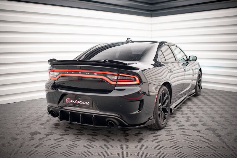 Maxton Spoiler CAP für Dodge Charger SRT Mk7 Facelift schwarz Hochglanz DO-CH-2-SRT-CAP1-G
