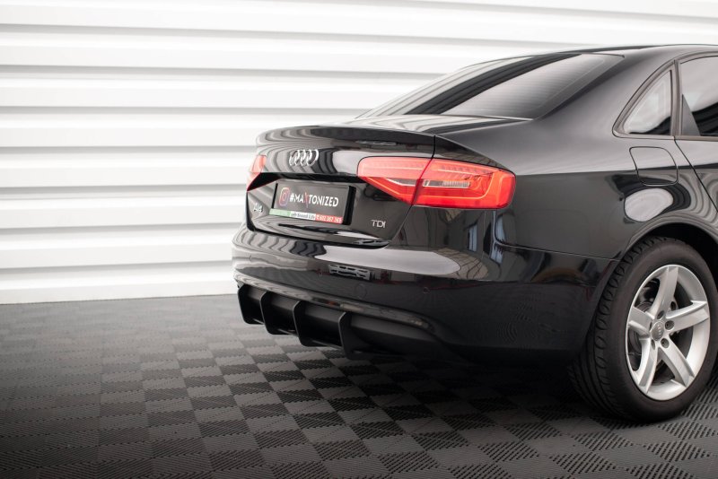 Maxton Street Pro Heckschürze Audi A4 B8 Facelift AUA4B8FCNC-RS1BRB