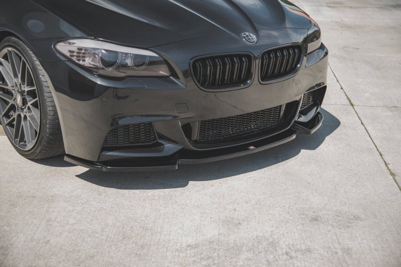 Maxton Front Ansatz V.3 für BMW 5er F10/F11 M-Paket schwarz Hochglanz BM-5-10-MPACK-FD3-G