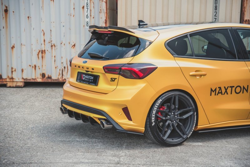 Maxton Racing Heck Ansatz Flaps Diffusor für Ford Focus ST Mk4 FOFO4STCNC-RSD1BRB