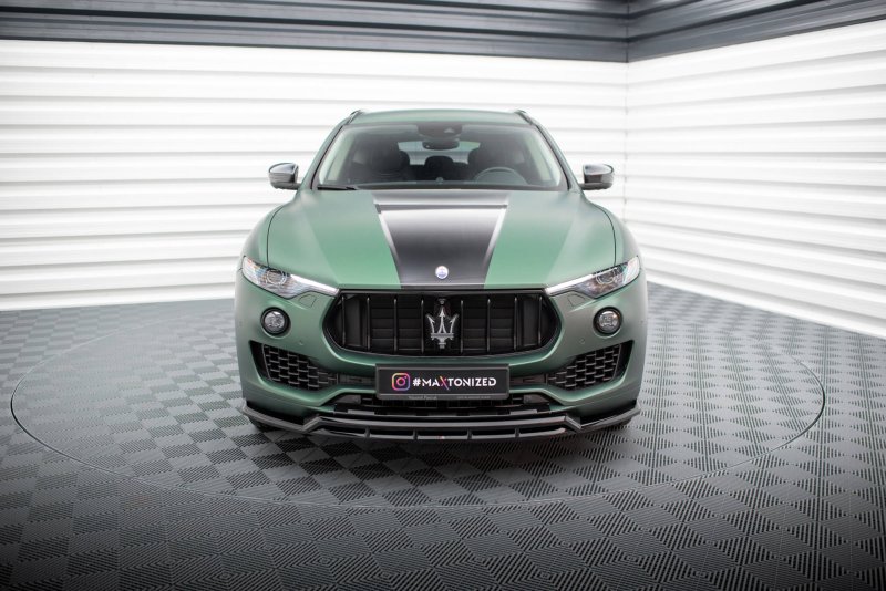 Maxton Front Ansatz V.2 für Maserati Levante Mk1 schwarz Hochglanz MS-LE-1-FD2G+FD2R-G