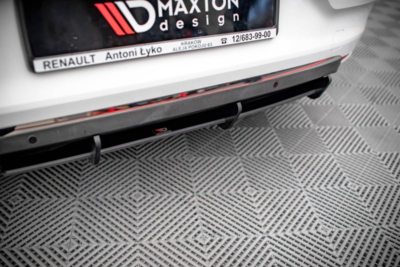 Maxton Street Pro Heckschürze für Renault Clio Mk5 RECL5CNC-RS1BRB