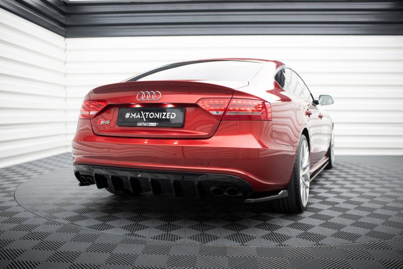Maxton Diffusor Heck Ansatz Audi S5 Sportback 8T AU-S5-1-SB-RS1GOO_OO