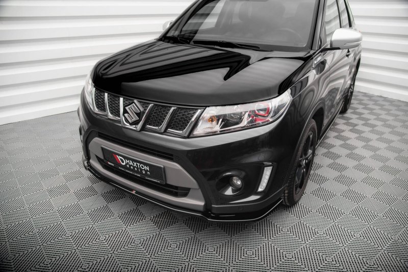 Maxton Front Ansatz V.1 Suzuki Vitara S Mk2 schwarz Hochglanz SZ-VI-3-S-FD1-G
