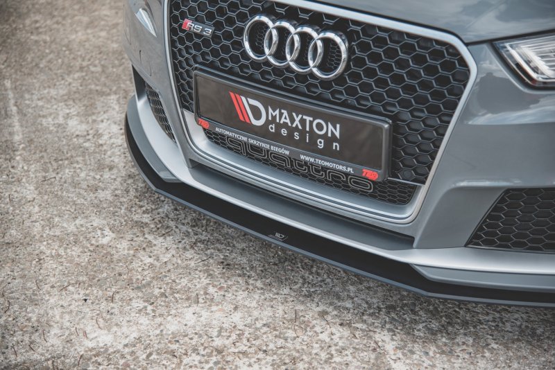 Maxton Racing Front Ansatz für passend für Audi RS3 8V Sportback AURS38VCNC-FD3B