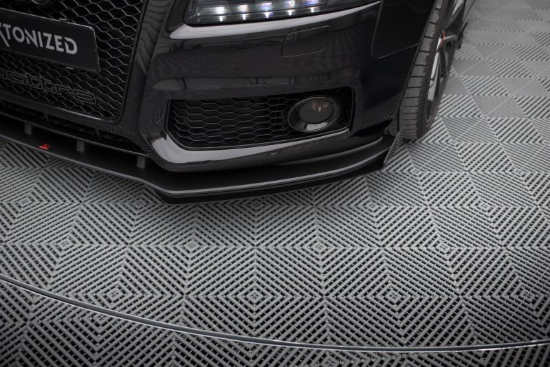 Maxton Front Flaps Audi S5 / A5 S-Line 8T schwarz Hochglanz AUS51CNC-FSF1-G