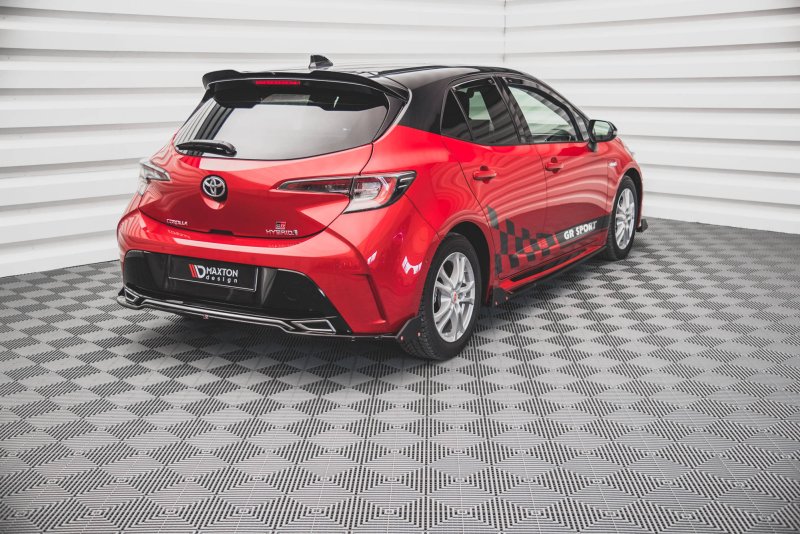 Maxton Mittlerer Diffusor Heck Ansatz +Flaps für  Toyota Corolla GR Sport Hatchback XII TO-CO-12-HB-GR-RD1G+RS