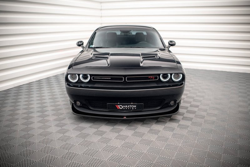 Preview: Maxton Front Ansatz für Dodge Challenger RT Mk3 Facelift schwarz Hochglanz DO-CHL-3-RT-FD1-G