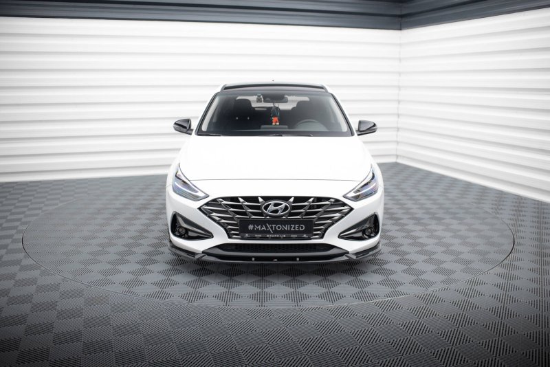 Maxton Front Ansatz V.2 Hyundai I30 Mk3 Facelift schwarz Hochglanz HY-I30-3F-FD2-G