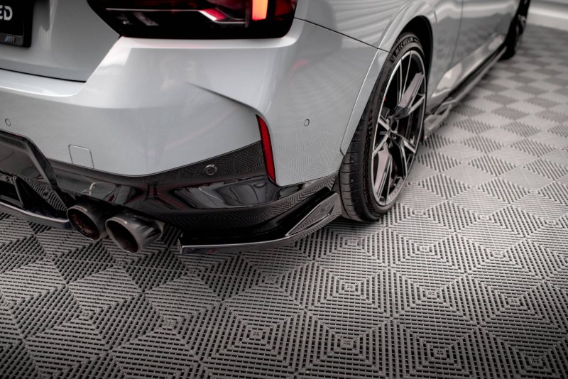 Maxton Heck Ansatz Flaps Diffusor V.1 für BMW 2 Coupe M240i G42 schwarz Hochglanz BM-2-42-M-RSD1-G
