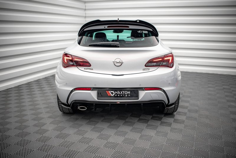 Maxton Heck Ansatz Flaps Diffusor V.2 Opel Astra GTC OPC-Line J schwarz Hochglanz OP-AS-J-GTC-OPCLINE-RSD2-G