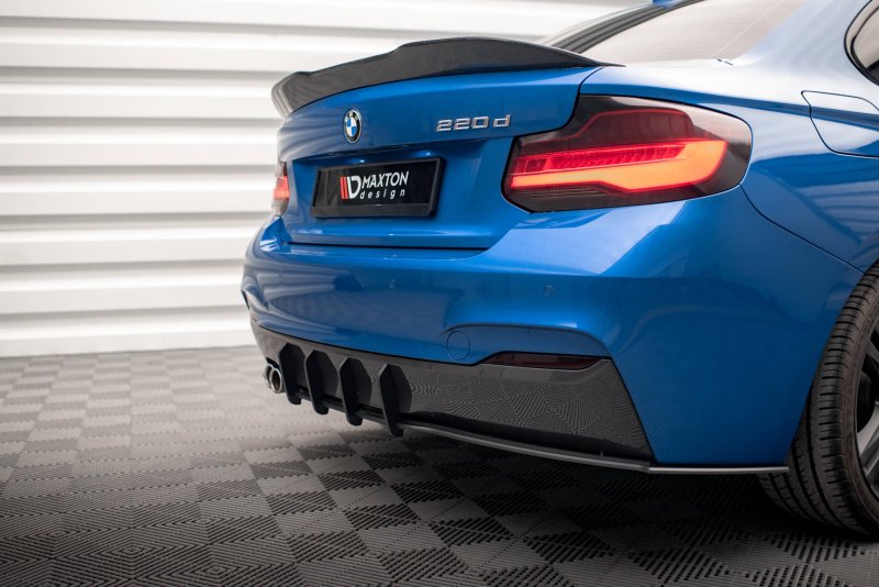 Maxton Street Pro Heckschürze für BMW 2 M-Paket F22 BM222MPACKCNC-RS1BRB