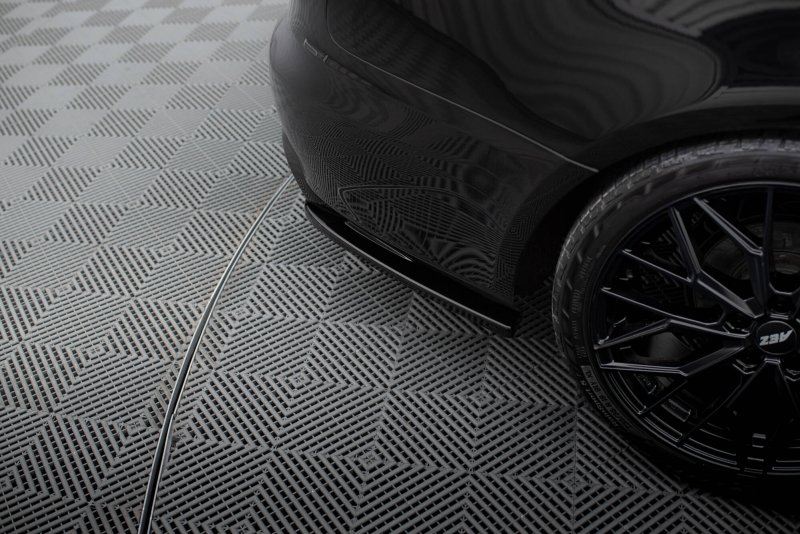 Maxton Heck Ansatz Flaps Diffusor V.2 Audi A4 B8 schwarz Hochglanz AU-A4-B8-RSD2-G