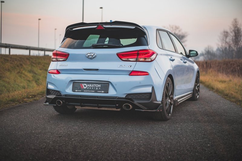 Maxton Heck Ansatz Flaps Diffusor +Flaps für V.7 Hyundai I30 N Mk3 Hatchback HY-I30-3-N-RSD7G+RS