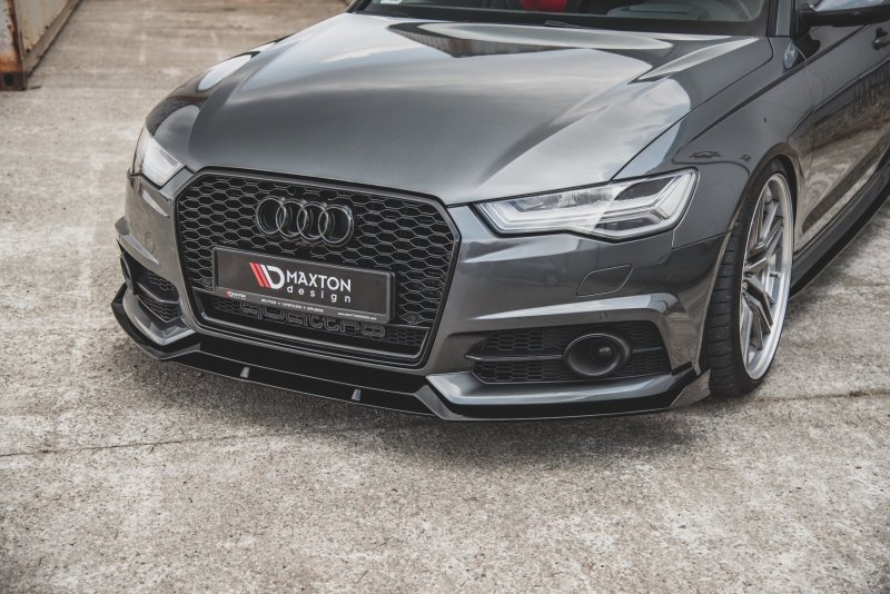Maxton Front Ansatz für Audi S6 / A6 S-Line C7 FL  AU-S6-C7F-FFD1