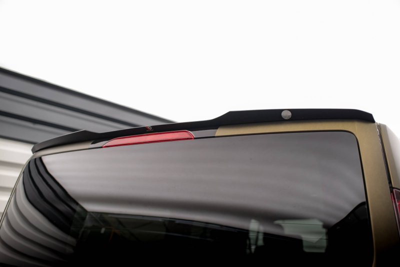Maxton Spoiler CAP für Ford Tourneo Custom Mk1 Facelift schwarz Hochglanz FO-TOC-1F-CAP1-G