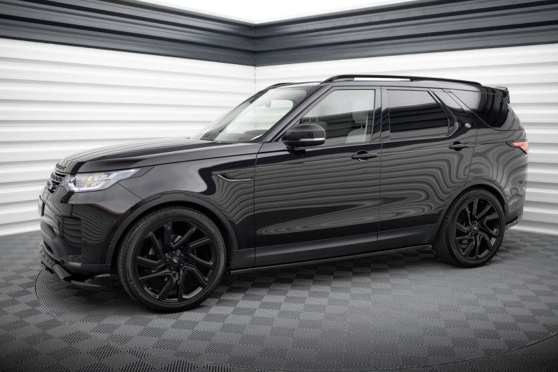 Maxton Seitenschweller Ansatz Land Rover Discovery HSE Mk5 schwarz Hochglanz LR-DISCO-5-HSE-SD1-G