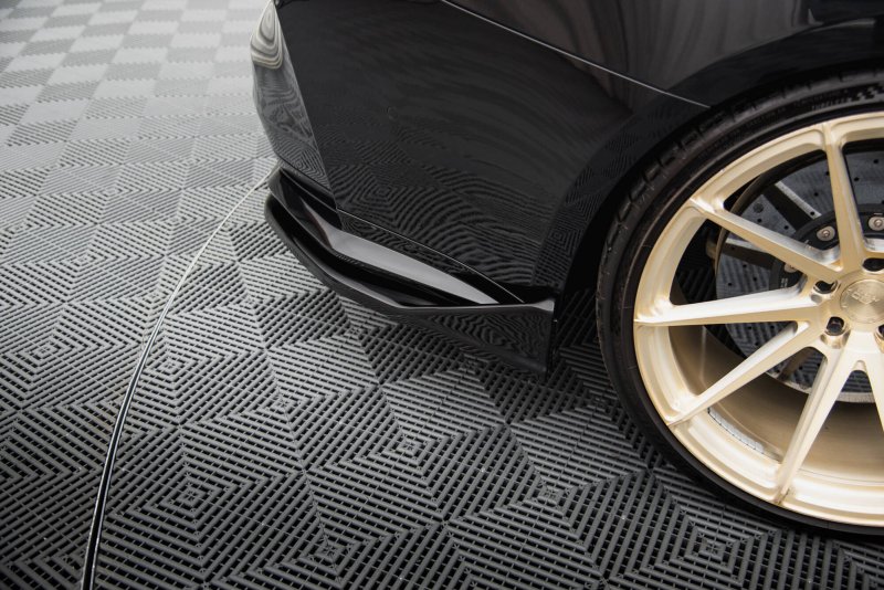 Maxton Heck Ansatz Flaps Diffusor V.4 BMW M4 G82 schwarz Hochglanz BM-4-G82-M-RSD4-G