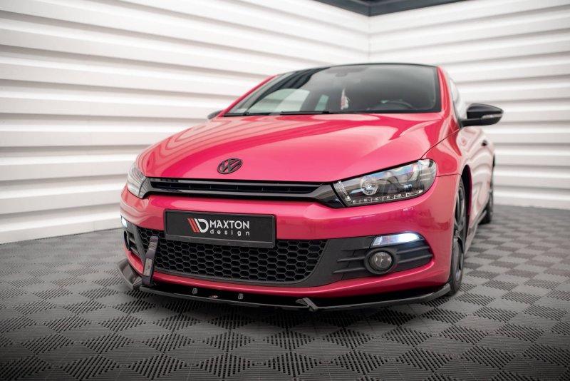 Maxton Front Ansatz V.3 für Volkswagen Scirocco Mk3 schwarz Hochglanz VW-SC-3-FD3-G