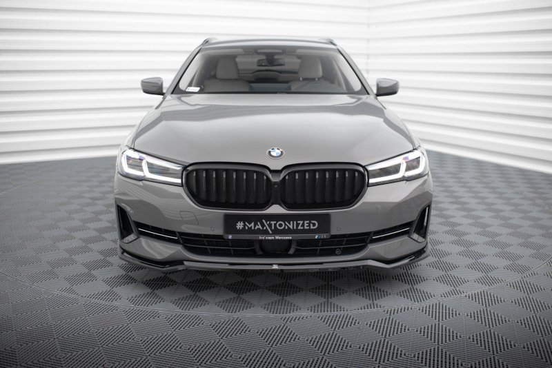 Preview: Maxton Front Ansatz V.2 BMW 5er G30 / G31 Facelift schwarz Hochglanz BM-5-G31F-FD2-G