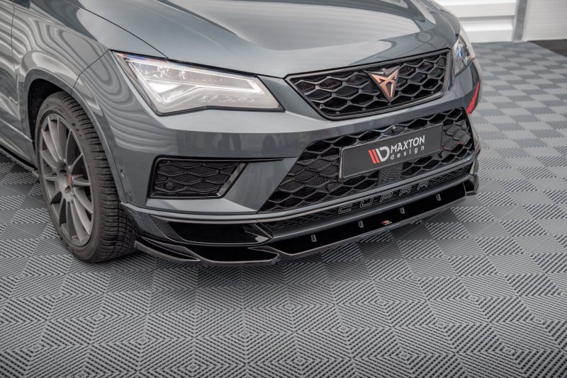 Preview: Maxton Front Ansatz V.2 für Cupra Ateca schwarz Hochglanz CU-AT-1-FD2-G