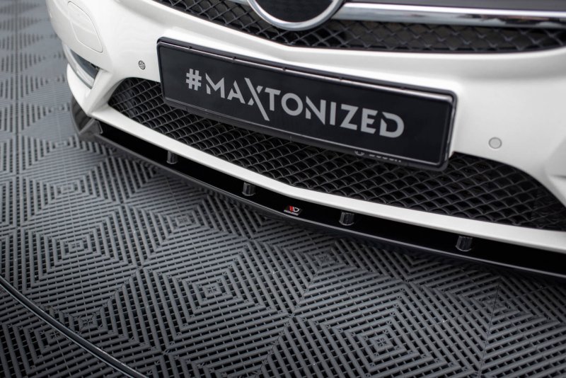 Maxton Front Ansatz Mercedes-Benz B W246 schwarz Hochglanz ME-B-246-FD1-G