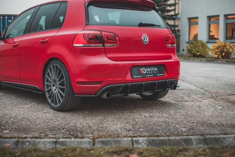 Maxton Racing Heck Ansatz Flaps Diffusor für Volkswagen Golf GTI Mk6 VWGO6GTICNC-RSD1B