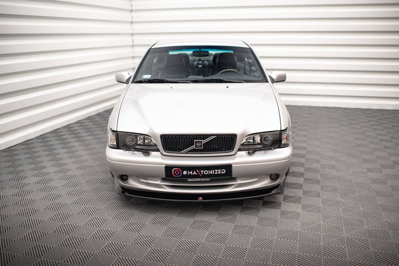 Maxton Front Ansatz V.1 für Volvo C70 Mk1 schwarz Hochglanz VO-C70-1-FD1-G