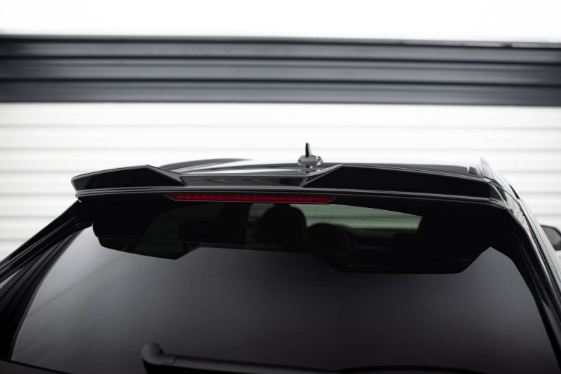 Maxton HeckSpoiler CAP Abrisskante Abrisskante 3D Audi Q8 / SQ8 / Q8 S-Line Mk1 schwarz Hochglanz AU-SQ8-1-CAP3D1-G