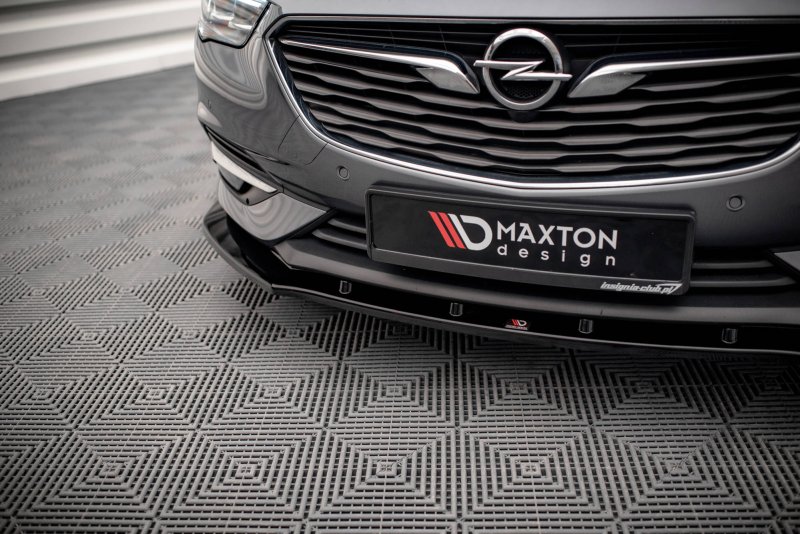 Maxton Front Ansatz V.1 für Opel Insignia Mk2 schwarz Hochglanz OP-IS-B-FD1-G
