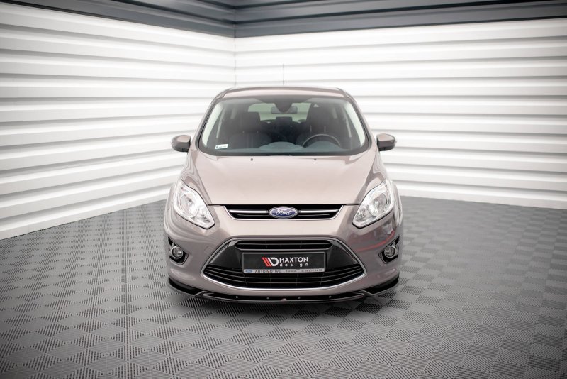 Maxton Front Ansatz für Ford C-Max Mk2 schwarz Hochglanz FO-CMAX-2-FD1-G