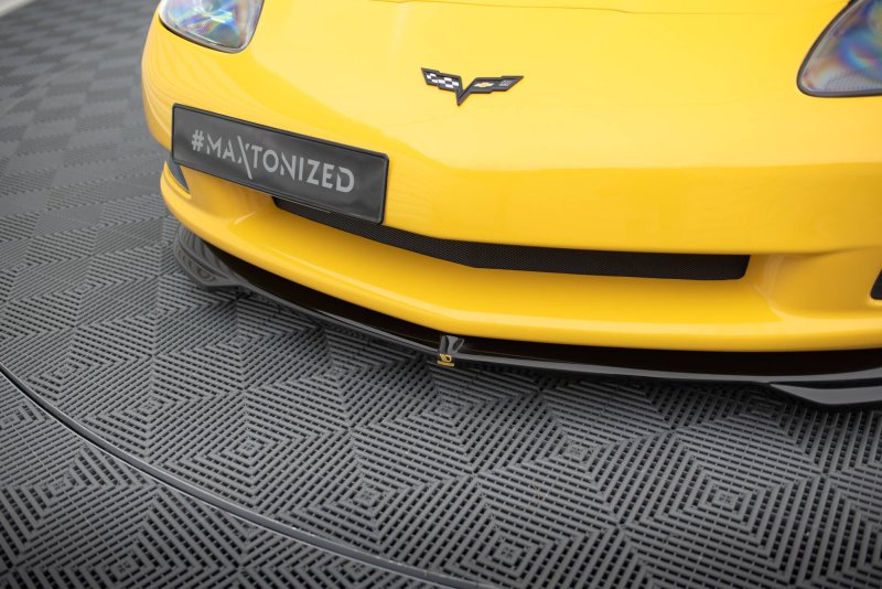 Maxton Front Ansatz Chevrolet Corvette C6 schwarz Hochglanz CH-CO-C6-FD1-G