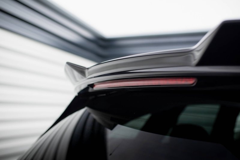 Maxton Spoiler CAP Abrisskante 3D Mercedes-Benz GLC AMG-Line X254 schwarz Hochglanz ME-GLC-X254-AMGLINE-CAP3D1-G