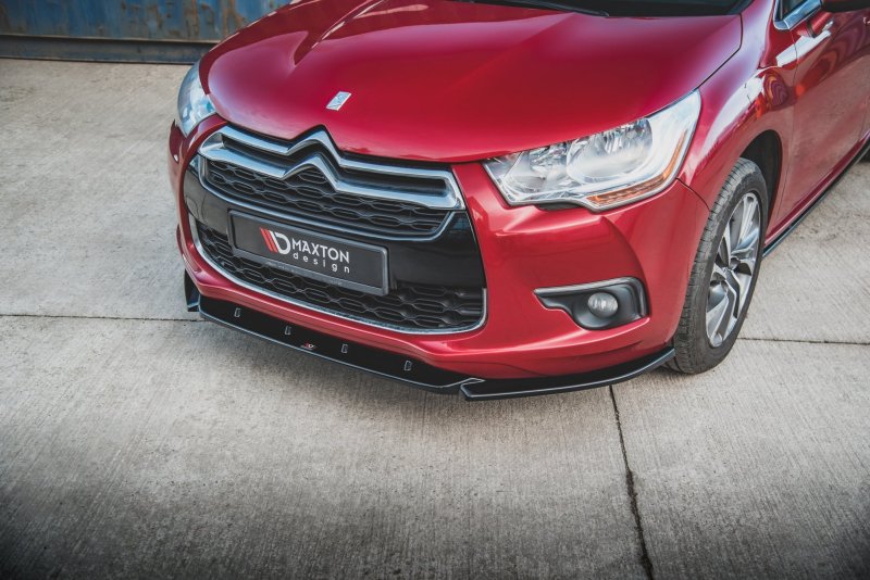 Maxton Front Ansatz für Citroen DS4 schwarz Hochglanz CI-DS4-1-FD1-G