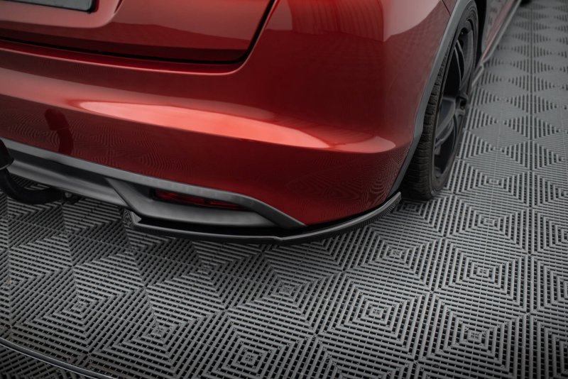 Maxton Heck Ansatz Flaps Diffusor Honda Civic Hatchback Mk9 schwarz Hochglanz HO-CI-9-RSD1-G