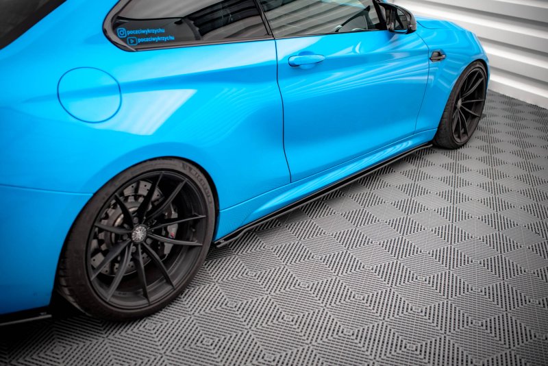 Maxton Street Pro Seitenschweller Ansatz für BMW M2 F87 BM287MCOMPCNC-SD1BRB