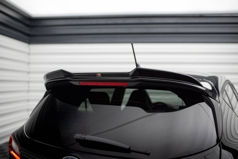 Maxton Spoiler CAP Abrisskante 3D Ford Fiesta ST / ST-Line Mk8 schwarz Hochglanz FO-FI-8-ST-CAP3-G