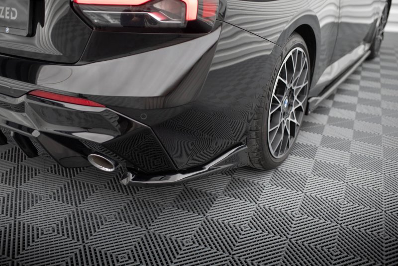 Maxton Heck Ansatz Flaps Diffusor V.4 BMW 2 G42 schwarz Hochglanz BM-2-G42-RSD4-G